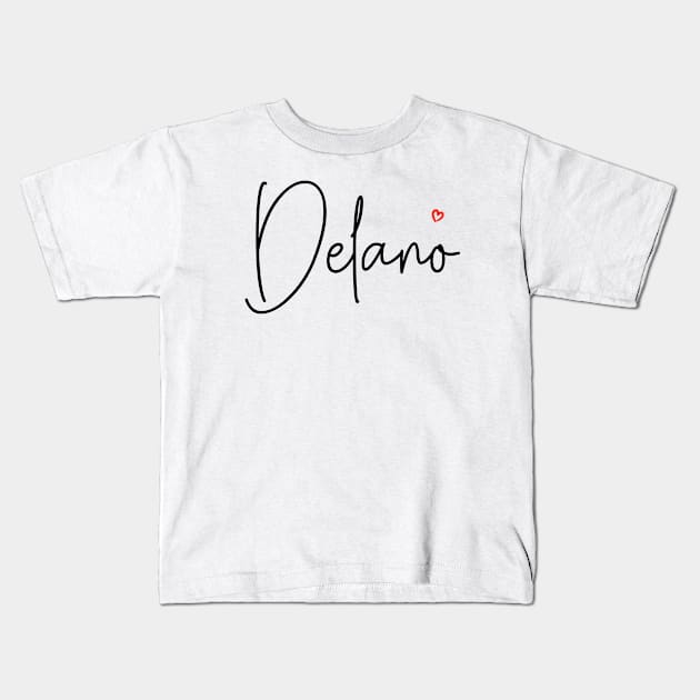 Delano Kids T-Shirt by finngifts